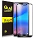 Price comparison product image Huawei P20 lite Screen Protector Glass, KuGi Full Coverage Premium Tempered Glass Screen Protector [Edge to Edge] [9H Hardness] [HD Clear] [Bubble-Free Installation] [Scratch Resist][Touch Compatible] for Huawei P20 lite smartphone.Black