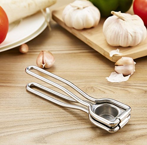 Hifina Garlic Press / Knoblauchpresse Edelstahl / Ingwerpresse Edelstahl - 7