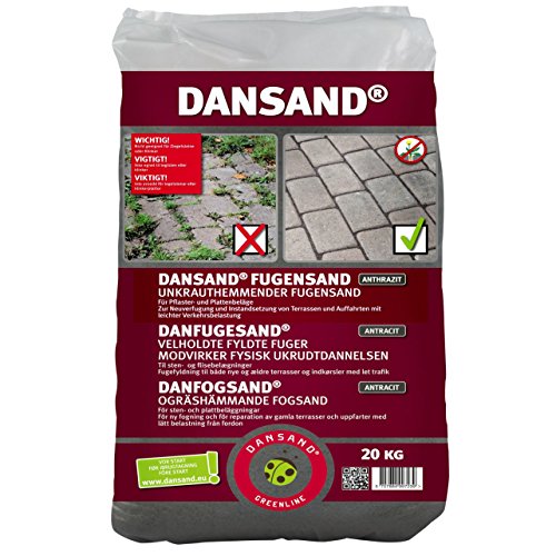 Dansand Fugensand "anthrazit" 20Kg für Fugenbreite 1 - 5mm