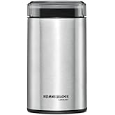 Rommelsbacher EKM 100 Electric Coffee Grinder with Cutter from Stainless Steel 200 W, 70 g Capacity, Also for Spices.) Stainl