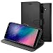 Produktbild Spigen [Wallet S] Samsung Galaxy A6 2018 Hülle, Praktische Ledertasche Integrierter Aufstell Funktion und Portmonee Kartenfach Handyhülle Schutzhülle Case (Schwarz) 596CS24092