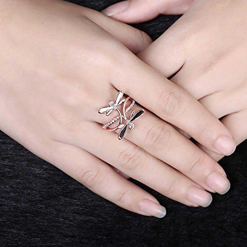 A15 Eternity Love Women Wedding Engagement Rings 18K Gold Plated Trio Cz Diamonds Bands Solitaire Princess Cut Promise Anniversary Bridal Jewelry Infinity Love for Her,,,