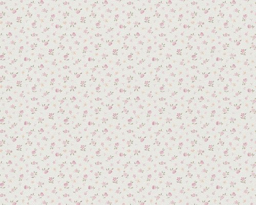 A.S. Creation 937682 Fleuri Pastel Tapete „Little Spring Flowers“ weiß, pastellviolett, schilfgrün - 2