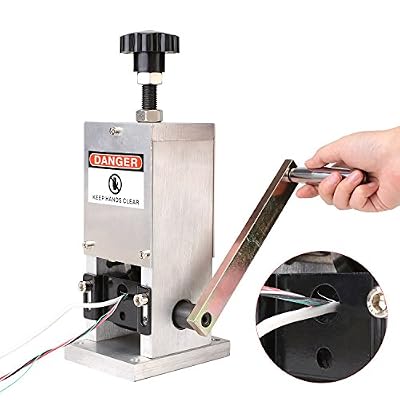 FIXKIT Recyclage Cuivre Cables Machine à Dénuder Machine Professionnelle Denudeuse de Fils Denudeur Epluchr Recuperatio Outil à Dénuder pour Récupération du Cuivre Fils-1.5 -25mm