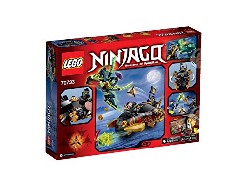 Imagen 1 de LEGO Ninjago - Moto artillera de Cole, Juego de construcción (70733)
