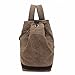 Produktbild XIAODIU Travel Umhängetasche Stecker Retro Outdoor Fashion Bucket Tasche groß Kapazität Sports Casual Leinwand Rucksack, braun
