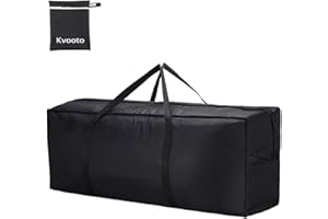 KVOOTO Garden Storage Bag, 173x76x51cm 210D Cushion Cover Bags Oxford Fabric Large Protective Patio Cushions and Cover, Heavy Duty Furniture Cushion Cover Bags for Home and Patio Accessories Christmas Tree
