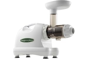 Omega 8224 Extracteur de Jus Blanc 36,8 x 16,5 x 39,4 cm