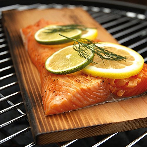 Räucherbretter aus Zedernholz 4 Stück (2x 2er Set) , ca 28 x 14 cm Grillbretter , iapyx® - 2