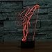 Produktbild Lampe 3D Optische Illusions Machst du Sport Taekwondo 7 Farben Touch-Schalter Illusion Nachtlicht Für Schlafzimmer Home Decoration Hochzeit Geburtstag Weihnachten Geschenk
