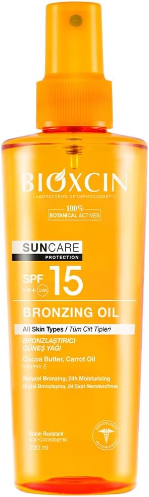 Bioxcin Sun Care Bronzlaştırıcı Yağ 200 Ml 15 Spf