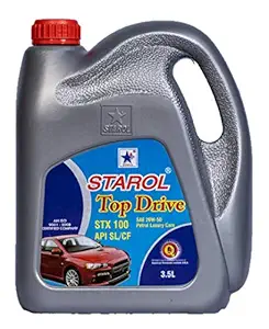 STAROL STAR Top Drive SAE 20W-50 Engine Oil for Petrol Cars (3.5 L)