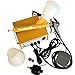 Produktbild WooBrit 3.3W Elektrostatischer Pulverbeschichtung Sprühpistole Maschine, Portable Capacity Electrostatic Powder Paint Coating Gun Spray, Tragbar Pulverbeschichtung System Spraying Machine (Gelb)