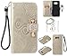 Produktbild für Galaxy S8 Plus (6,2 Zoll) Hülle, Glitter Strass Bling Eule Ledertasche Muster Weich PU Schutzhülle für Samsung Galaxy S8 Plus (6,2 Zoll) Flip Cover Wallet Case Tasche Handyhülle mit Lanyard Strap Stand Function Magnetverschluss Etui Schale Credit Card Slots Bookstyle Purse Design Handytasche Lederhülle Schutz Hüllen mit für Samsung Galaxy S8 Plus (6,2 Zoll) +Schlüsselanhänger(U) (3)