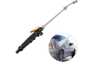 YEJAHY Baguette d'arrosage de 55,9 cm, baguette de brumisation, arroseur réglable haute pression pour outils de nettoyage de voiture et ceinture de verger de jardin.