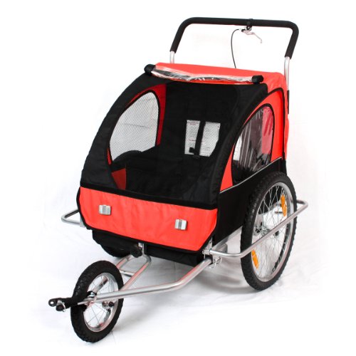 SAMAX 2 in 1 Fahrradanhänger und Jogger - 3