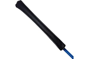 KOSTOO 14 inch Premium Leather Golf Alignment Stick Cover Case Holder with Liner Velvet, Can Holds at Least 2 Sticks