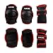 Kinder Rollerskates/inliner/Inliner-skates/BMX Skateboard Schützer Protektoren für Knie Ellbogen Handgelenk in rot/schwarz gemischten Größe S