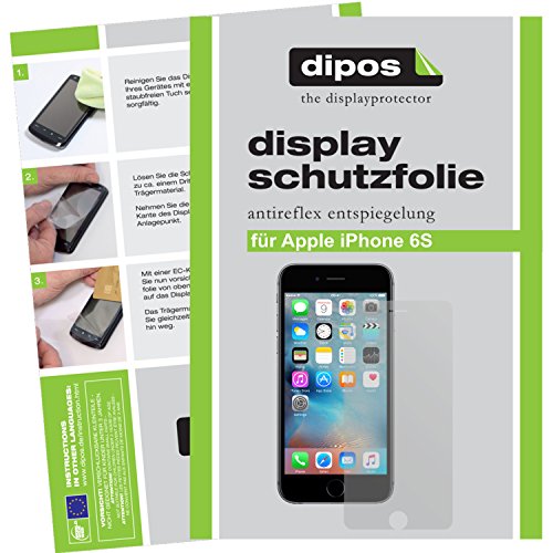 6x dipos Schutzfolie Apple iPhone 6S Displayschutzfolie matt - 2