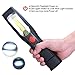 Produktbild LITTOU LED Akku Arbeitsleuchte COB wiederaufladbare tragbare Hand Arbeitslampe Mit Aufhängehaken, Magnethaltern, 110V und 12V Lade europäischen Standard, Multifunktions Taschenlampe
