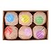 Price comparison product image Wei Xi Bath Bombs Gift Set, 6 x 3oz Colorful Bath Bombs Kit for Kids Adults, Best for Aromatherapy, Relaxation, Moisturizing with Organic & All Natural Essential Oils, Jojoba Oil, Shea Butter