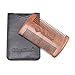 Produktbild Babysbreath17 Bluezoo Frauen Männer Sandelholz Pocket Beard Combs Brush 2 Größen Anti-Static Natural Wood Kamm mit feinen und breiten Zahn 5.5 * 10cm(comb)
