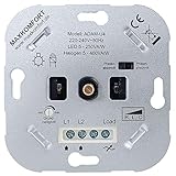 Geeignet für: Dimmbare LED, niedervolt und hochvolt Halogen Lampen mit einem Phasenabschnitt Trafo