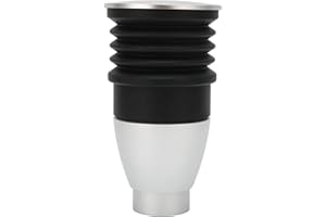 Oreilet Macinino da caffè da 60g Contenitore Monodose per Macinacaffè in Lega di Alluminio con Soffietto in Silicone, per Macinacaffè Eureka Mignon, Accessori per Macinacaffè(Argento)