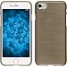 Produktbild PhoneNatic Case für Apple iPhone 7 Hülle Silikon gold brushed Cover iPhone 7 Tasche + 2 Schutzfolien