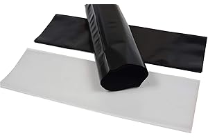 PAMPOLS Tubo Flexible de Plástico Protector de Roedores para Tronco de Árboles | Protección para Plantones | Anti UV | Exterior Cultivo de Campo y Huerto | 100 Unidades | Transparente