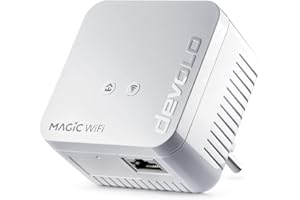 devolo Magic 1 – pojedynczy adapter 1200 WiFi mini: najmniejszy adapter Powerline z Wi-Fi na świecie, do bezpiecznej rozbudowy domowej sieci