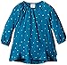 Polarn O. Pyret Baby-Girls Abenius Polka Dot Long Sleeve T-Shirt, Blue (Seaport), 9-12 Months