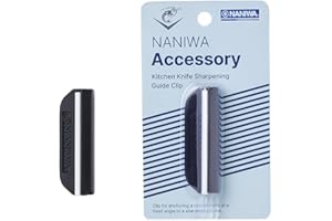 Sanelli Ambrogio, Naniwa, Guida per Affilatura, Ideale per l'Utilizzo Comodo e Sicuro di Pietre Affilacoltelli, Made in Japan, Color Nero