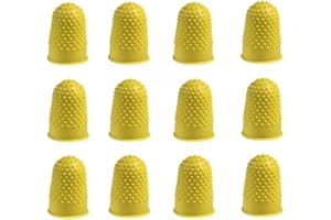 Q-connect fingerhut en caoutchouc 12 jaune