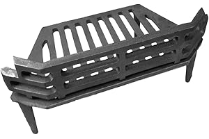 Your Diy Shop Victorian Black Cast Iron Fire Screen for 16" Open Fireplace