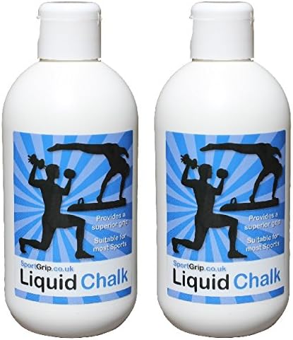 2 x Liquid Chalk - For a Superior Hand Grip Sports/Gym/Pole/Weights/Training/Grip - 250ml
