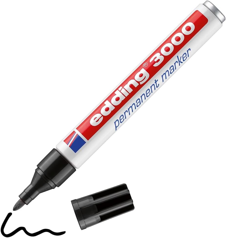 Test Complet & Analyse de Fiabilité : edding 3000 permanent marker - zwart - 1 stif