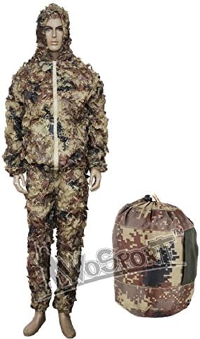 Hunting 3D Leaf Camouflage Clothing Camo Jungle Ghillie Suit Camo Netting Clothes