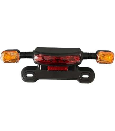 Feu Arrière Pour Scooter électrique JinYue - Multimodes (clignotant, Stroboscope) - ABS étanche - Installation Facile - 9