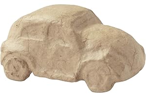 Clairefontaine ES Décopatch Coche Mache pequeño, 9,5 x 5,5 x 4,3 cm, color marrón