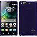 Price comparison product image PhoneNatic Silicone Case compatible with Huawei Honor 4c - transparent purple Cover + protective foils