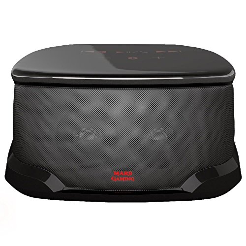Mars Gaming MSB1 - Altavoces gaming inal  mbricos  8W potencia  4 drivers   2 activos y 2 pasivos  bluetooth 4 0  compacto  micr  fono  10h reproducci  n  USB  Jack 3 5mm  PC   Mac   Smartphone   Tablet 