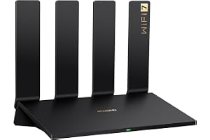 HUAWEI WiFi BE3 Pro 256MB+128MB Black 3600Mbps, 3.6 Gbps Dual-Band, Next-Gen Wi-Fi 7, Smart Antenna, Dual 2.5GE Ports, Faster Data Transfer, Smart Antenna Whole Home Coverage, 48% higher speed