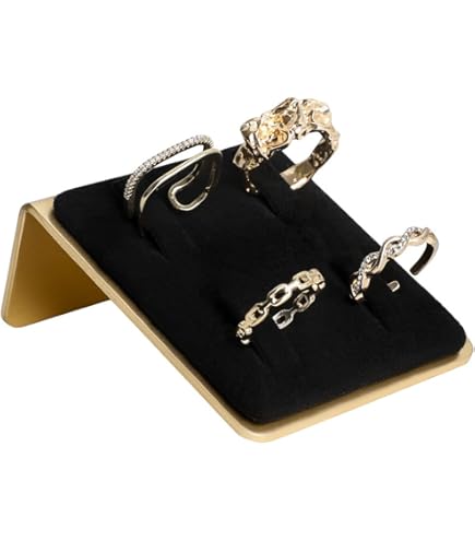 GemeShou 3pcs White Ring Cone Display Stand For Selling