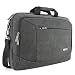 Produktbild Notebooktasche 15.6, Evecase Universal Canvas Laptop Aktentasche Schutzhülle mit Zubehörfächer, Lasche für Trolleybefestigung für Notebook MacBook Ultrabook bis 15.6 Zoll - Cooper Grau