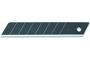 Olfa LBB10B Excel svart ultraskarpt blad – 18 mm, förpackning med 10