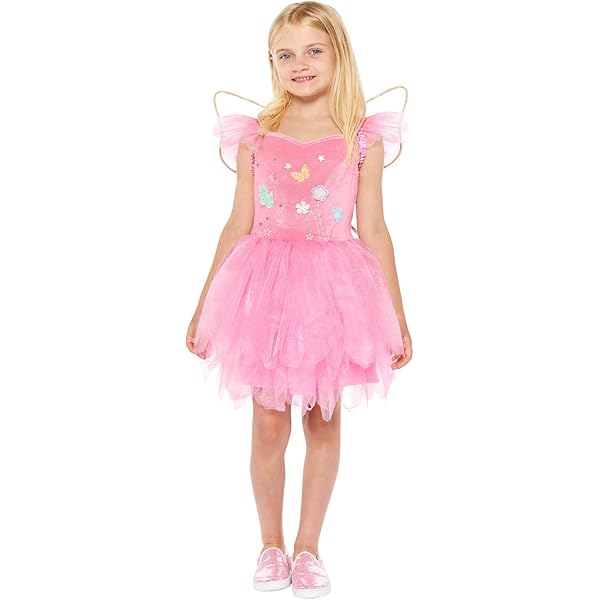 Disfraz De Hada Para Bebé Niña 6-12 Meses Atosa - Incluye Vestido Y Alas, 100% Poliéster, Lavable A 30º