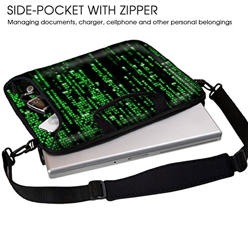 Sidorenko 15-15 6 Zoll Laptoptasche   Laptop Umh  ngetasche  Stilvolle Designer - Computer - Notebook-Schultertasche aus Neopren Schmutz- und Wasserab