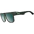 goodr Mint Julep Electroshocks Polarized Sunglasses for Men & Women, Dark Green Solid Frame with Green Gradient Lens, UV400 Protection, No Slip, No Bounce, Dark Green