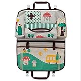Con bolsillos muy profundos y forros muy resistentes y elásticos, nuestro organizador de asiento trasero está diseñado para que quepa en él perfectamente, de forma segura y en su sitio, todo lo que tus niños necesiten almacenar